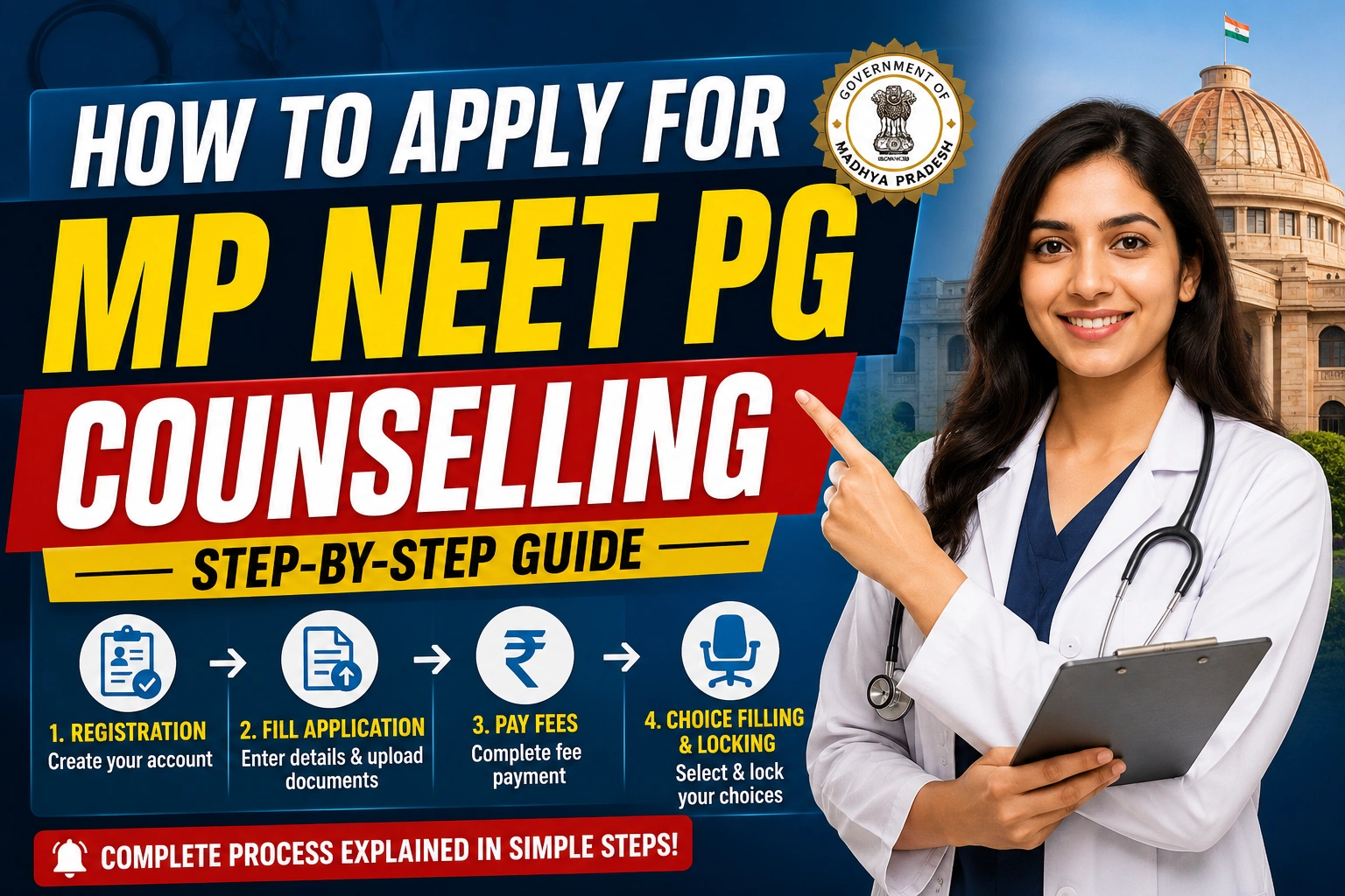 How to Apply for MP NEET PG Counselling: Step-by-Step Guide